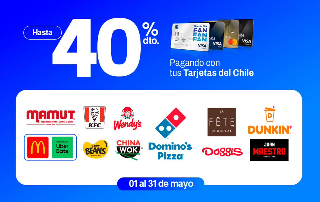 Tarjeta La semana se disfruta más con el Chile
