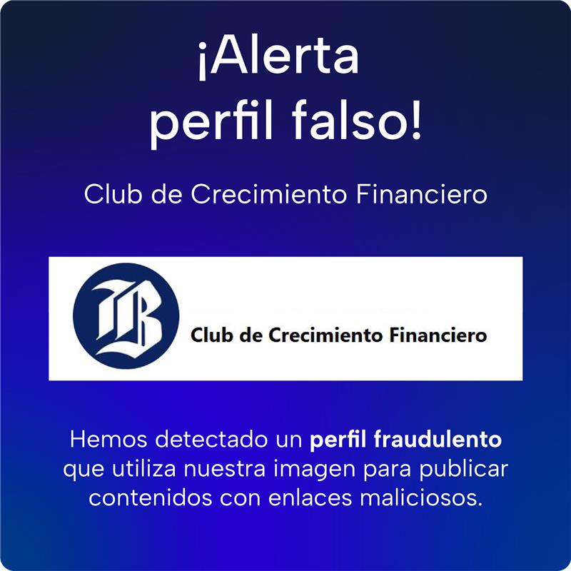 Alerta de Seguridad. Estafa por perfil fraudulento