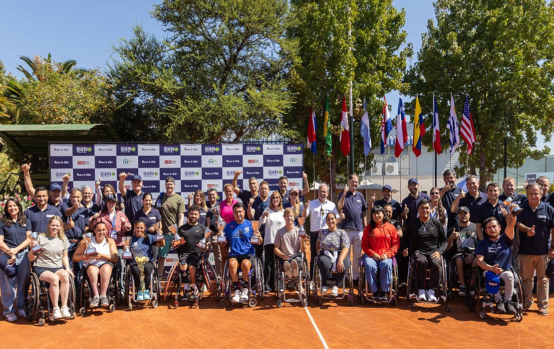 Alexander Cataldo (Chile) y Pauline Dereoulede (Francia) ganan el torneo de tenis en silla de ruedas Chilean Open Copa Banco de Chile 2026