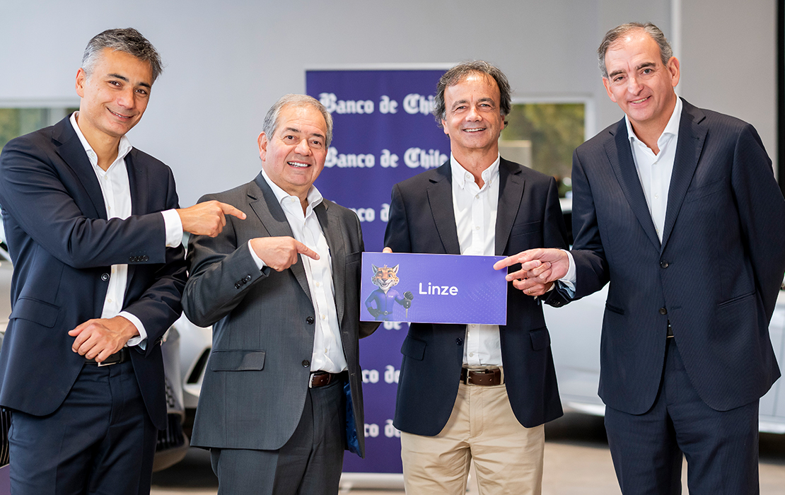 Banco de Chile sella alianza con plataforma Linze que implementa innovador y seguro modelo de compraventa de autos en línea