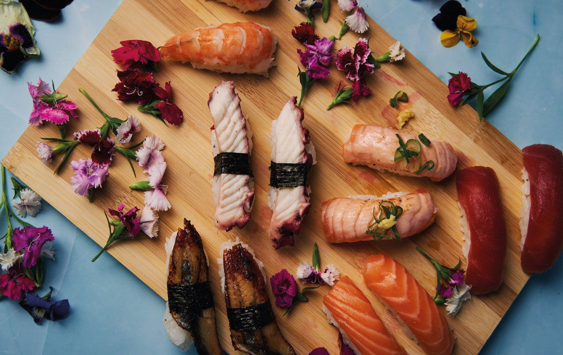 Sushi Home – Justo - Portada del beneficio exclusivo Banco Chile