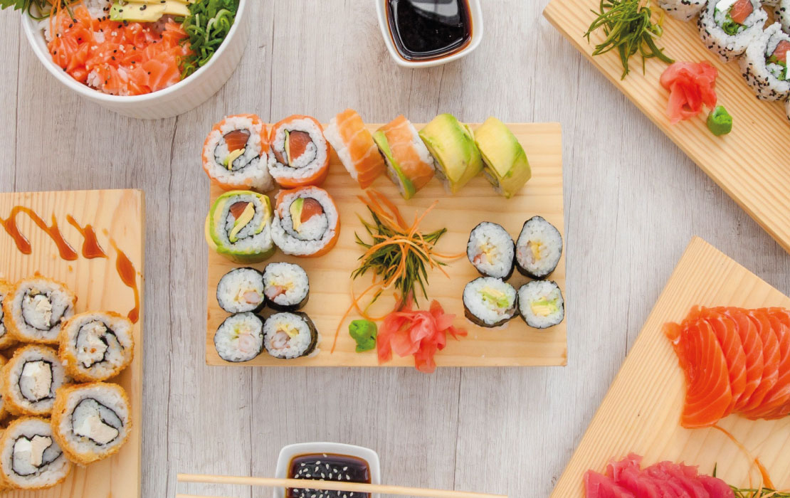 Mr Sushi – Justo - Portada del beneficio exclusivo Banco Chile