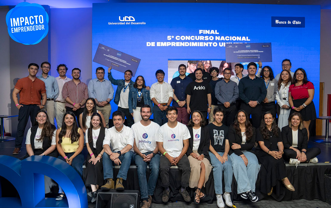 UDD y Banco de Chile lanzan convocatorias para los concursos nacionales Impacto Emprendedor Escolar y Universitario