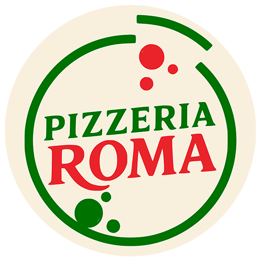 Logo de Pizzería Roma – Justo