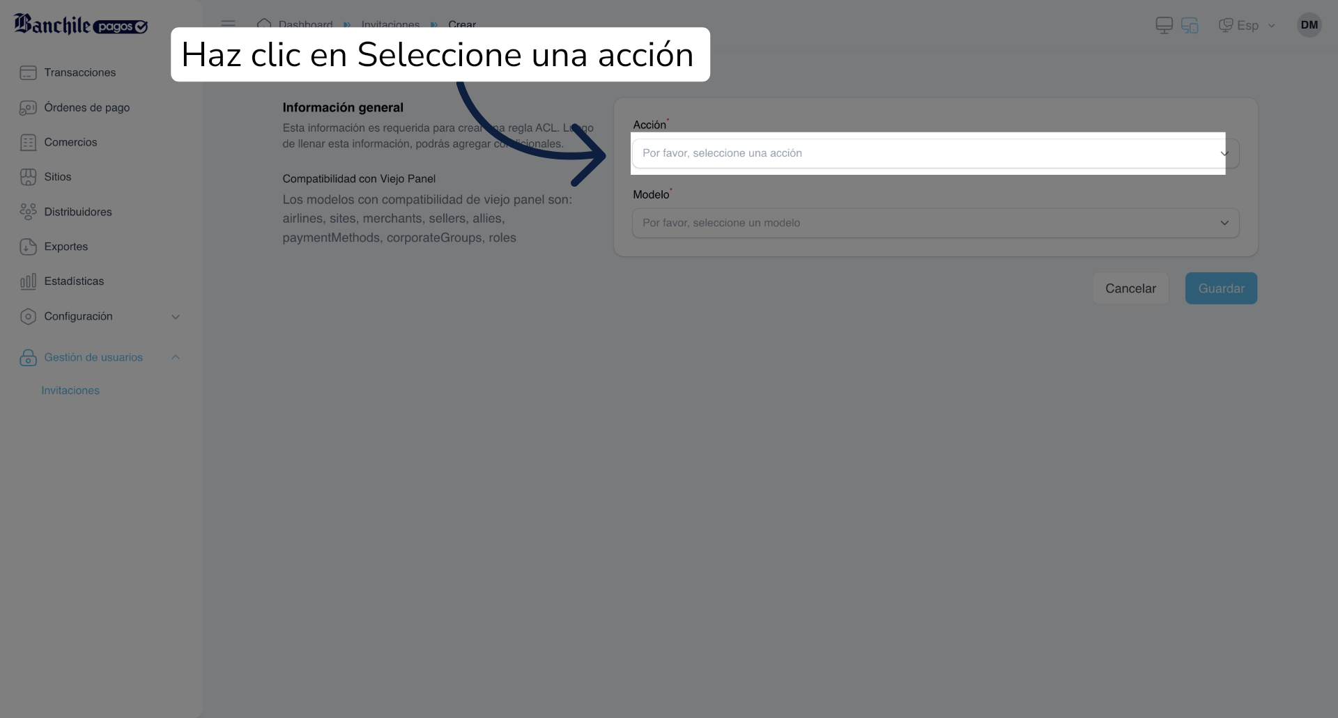 Agregar ACL