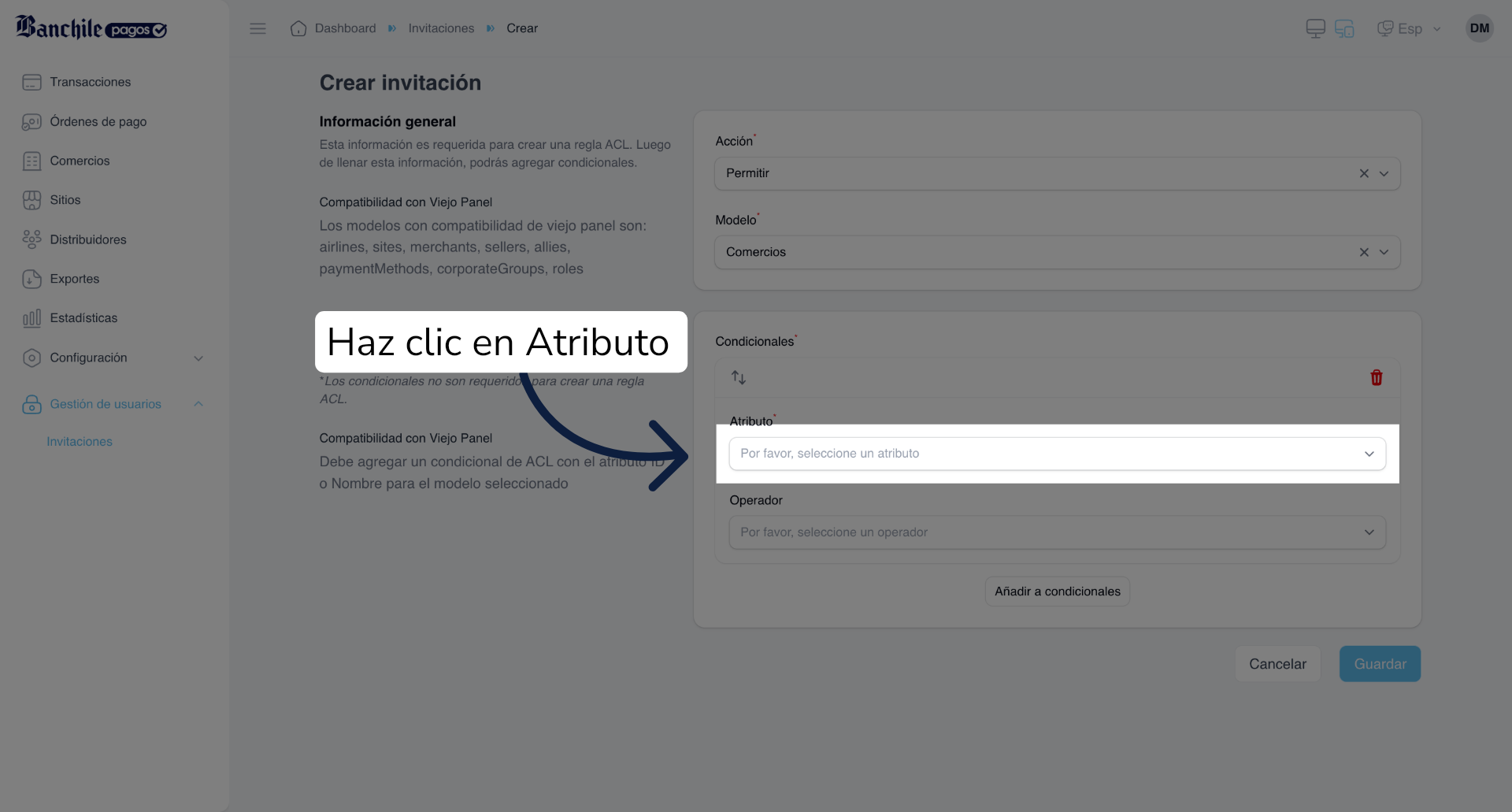 Añadir a Condicionales
