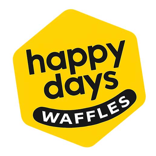 Logo de Happy Days Waffles