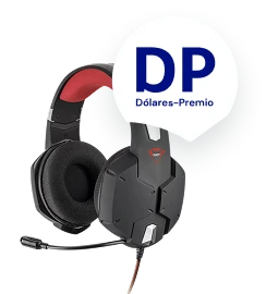 Audífonos disponibles para canjear con Dólares-Premio