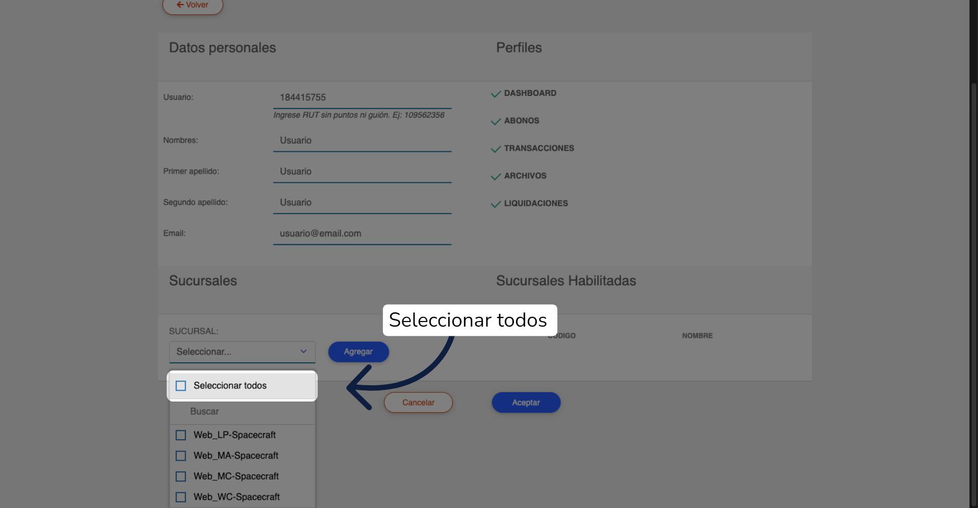 Agregar Usuario
