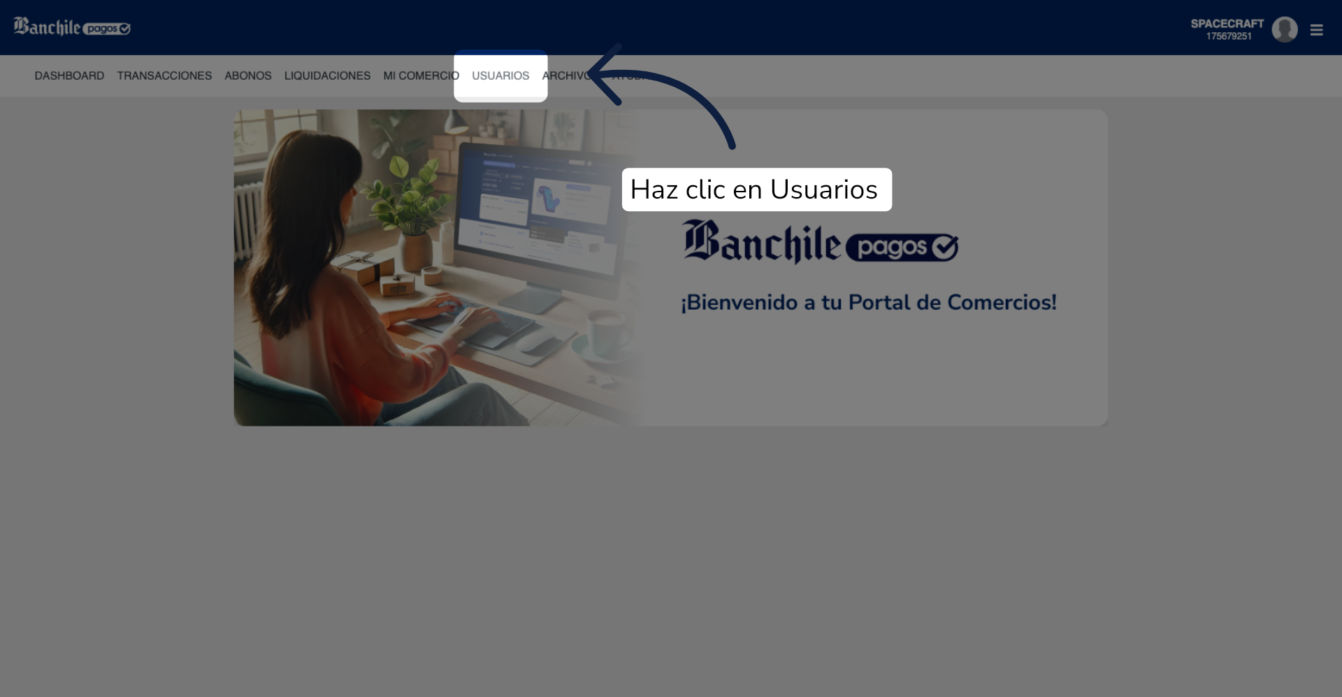 Iniciar Creación de Nuevo Usuario