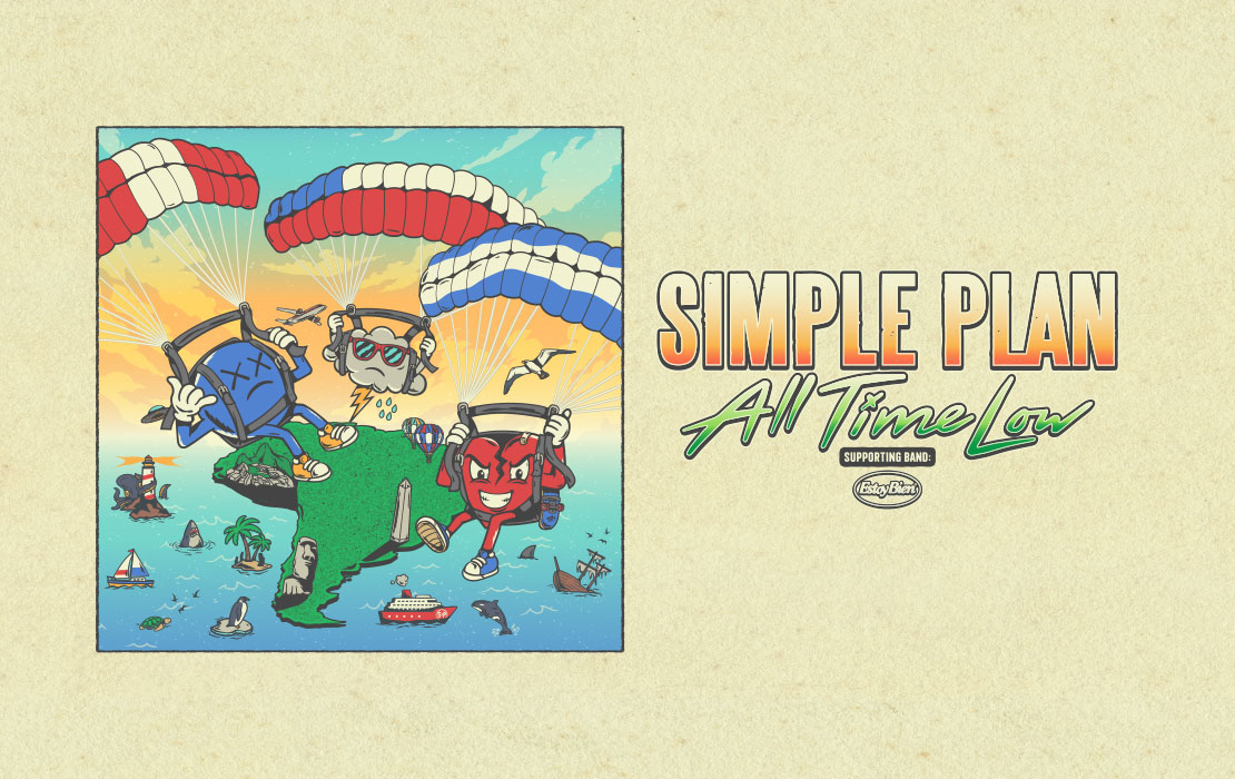 Simple Plan - 08 de mayo de 2027 - Portada del beneficio exclusivo Banco Chile
